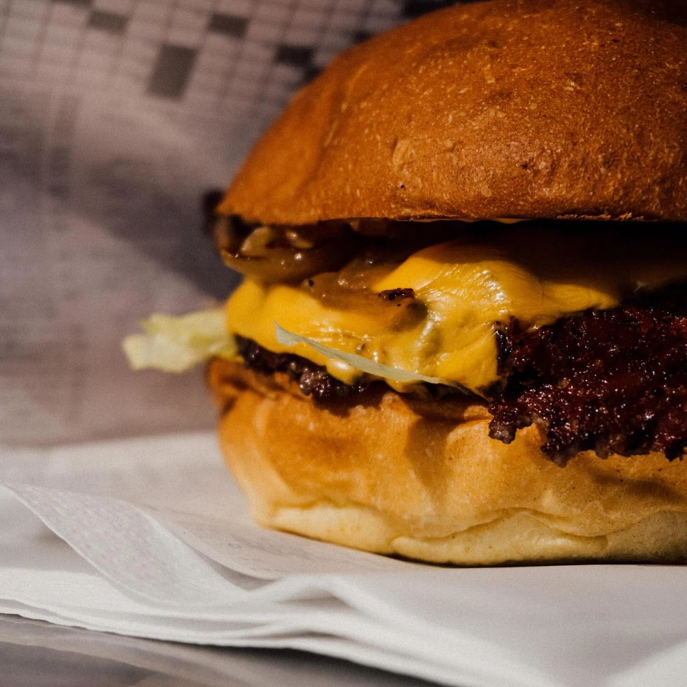 Double smash et cheddar fondu