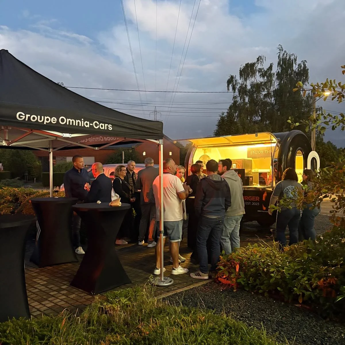 Le food truck MY SMASH en soirée